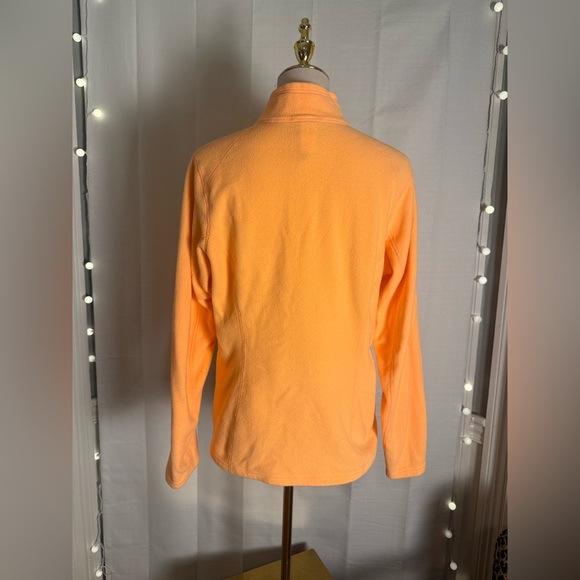 The North Face Women’s Large 1/4-Zip Fleece Pullover Orange Large - Picture 6 of 8